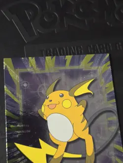 Pokemon TCG Raichu #26 Topps Black Label Textured Holo - LP - Image 3