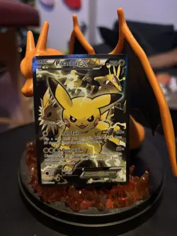 Pikachu EX XY124 Full Art Pokemon Promo English LP+ - Image 1