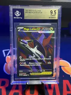 Mega Latias EX BGS 9.5 Ultra Rare *Mega Evolution* #163 Pokemon - Image 1