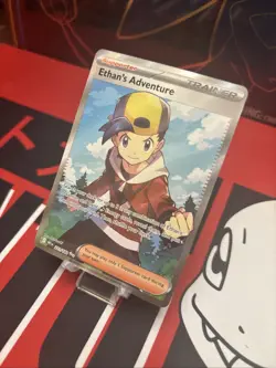 Pokemon TCG Trainer Ethan's Adventure 221/182 Ultra Rare Destined Rivals NM - Image 3