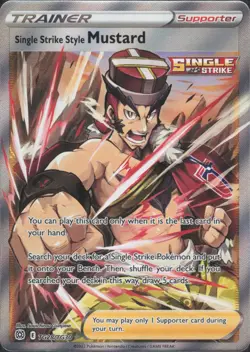 Pokemon TCG - Single Strike Style Mustard - SWSH09: Brilliant Stars - Full Art - Image 1