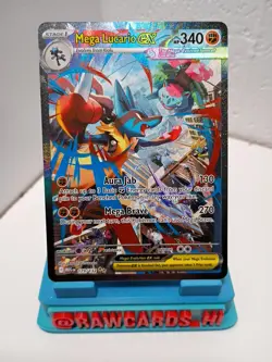 2025 Pokemon Mega Lucario EX SIR # 179/132 Mega Evolutions MINT - Image 1