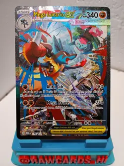 2025 Pokemon Mega Lucario EX SIR # 179/132 Mega Evolutions MINT - Image 2