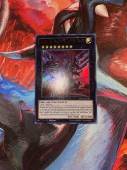 Yugioh! Number 107: Galaxy-Eyes Tachyon Dragon MP14-EN024 Ultra Rare Light Play - Image 1