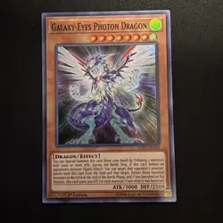 Galaxy-Eyes Photon Dragon - LED3-EN039 - Super Rare - 1st Edition Near Mint Yugi - Image 1