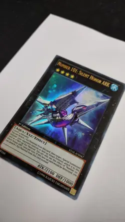 Yugioh Number 101: Silent Honor ARK LVAL-EN047 Ultra Rare 1st Edition Mint NM - Image 3