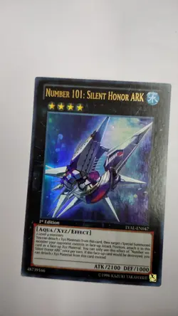 Yugioh Number 101: Silent Honor ARK LVAL-EN047 Ultra Rare 1st Edition Mint NM - Image 4