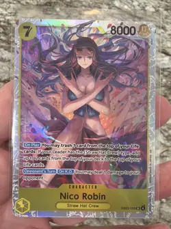 2026 One Piece TCG Nico Robin ENGLISH EB03-055 HEROINES SR - Image 1