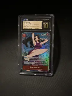 BOA HANCOCK OP12-014 ALT ART LEGACY OF THE MASTER - ONE PIECE CGC PRISTINE 10 - Image 1
