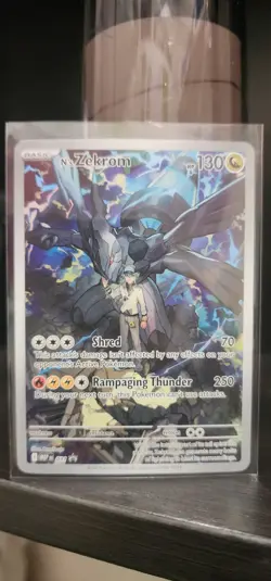 Pokemon N's Zekrom MVP 031 Promo Holo Basic Dragon Card 130 HP - Image 1