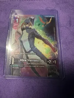 Gundam TCG ENGLISH ST04-010 Kira Yamato Newtype challenge 2026 TOP 4 WINNER CARD - Image 1