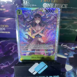 Nico Robin EB03-055 SR Foil English One Piece TCG Card Pack Fresh - Image 1