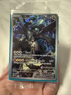 N’s Zekrom 031 Pokemon Center Stamped And Regular Sealed With Code Card Promo NM - Image 1