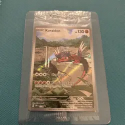 Koraidon 014 Sv: Scarlet & Violet Promo Cards Holo Sealed - Image 1