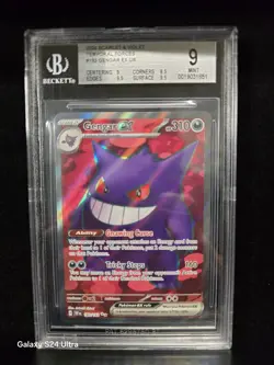 Pokemon Gengar EX 193/162 Temporal Forces 2024 Full Art Holo Rare Card TCG - Image 1