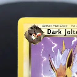Dark Jolteon 1st Ed Team Rocket 38/82 Non-Holo Rare WOTC Pokemon Card NM - Image 3