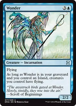 MTG MAGIC THE GATHERING - WONDER - ETERNAL MASTERS - NEAR MINT! - Image 1