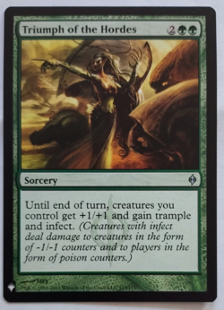 Triumph of the Hordes | The List | New Phyrexia Reprint | NM | MTG - Image 1