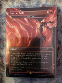 Storm's Will - Jeska's Will (Rainbow Foil) Secret Lair Drop Foil - Image 1