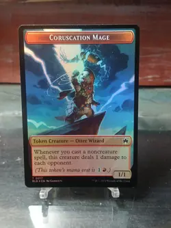 Coruscation Mage Food Token #17/27 Foil, Bloomburrow, NM MTG - Image 1