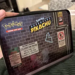 Pokemon TCG - Detective Pikachu Collectors Chest Tin Lunch Box - 2019 - Image 3
