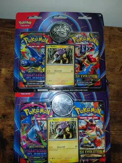 Pokemon TCG Lot Of (2) Phantasmal Flames, Mega Evolution 2 Pack Blister, Raikou - Image 1