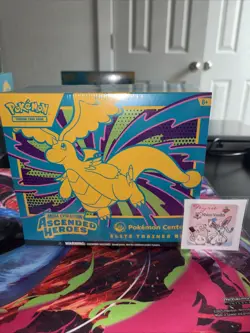 In Hand New & Sealed Pokemon TCG: Ascended Heroes Pokemon Center ETB - Image 1