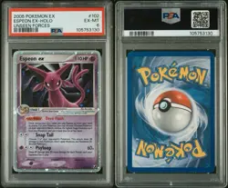 ESPEON EX 2005 Pokemon EX UNSEEN FORCES 102/115 - PSA 6 - Image 3