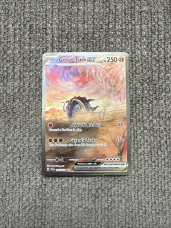 Pokemon Great Tusk ex 246/198 SV01: Scarlet & Violet Illustration Rare Holo 250 - Image 1