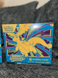 🔥 2X POKEMON ASCENDED HEROES ELITE TRAINER BOX POKEMON CENTER - SEALED ETBs - Image 3