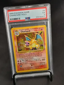 Charizard - Pokemon Base Set 4/102 - Holo - Grade 5 - Image 1