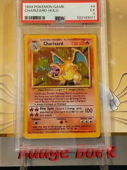 Charizard - Pokemon Base Set 4/102 - Holo - Grade 5 - Image 2