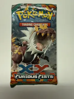 Pokemon XY Furious Fists Sealed Booster Pack - Image 1