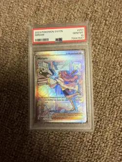 2023 POKEMON SVI EN-SCARLET & VIOLET SPECIAL ILLUSTRATION RARE MIRIAM PSA 10 - Image 2