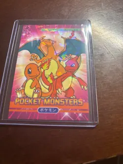 Pokemon Pocket Monsters – Charmander Charmeleon Charizard Evolution Trio Holo – - Image 1