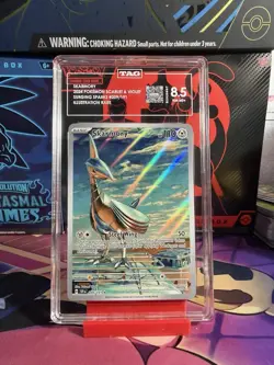 TAG 8.5 MINT Skarmory 209, SV Surging Sparks Pokemon Illustration Rare, 209/191 - Image 1