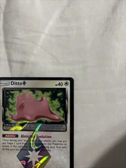 Ditto Prism Star Prism Rare SM - Lost Thunder 154/214 Mint Holodex Pokemon - Image 3