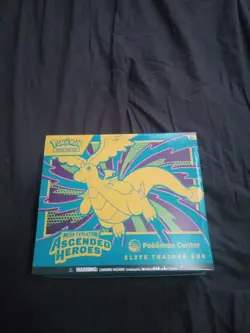 Pokemon Center Ascended Heros ETB !!MINT!! Same Day Shipping - Image 1