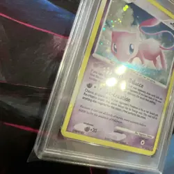 2007 POKEMON DIAMOND & PEARL SECRET WONDERS 15 MEW-HOLO PSA 5 - Image 2