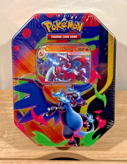 Pokemon TCG Mega Charizard X EX Tin Charizard Promo New Sealed - Image 1