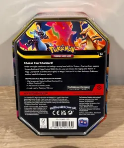Pokemon TCG Mega Charizard X EX Tin Charizard Promo New Sealed - Image 2
