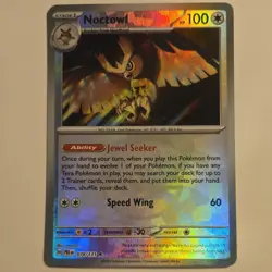 Pokemon TCG - Noctowl 078/131 Sv: Prismatic Evolutions (Holo, Rare, masterball) - Image 1