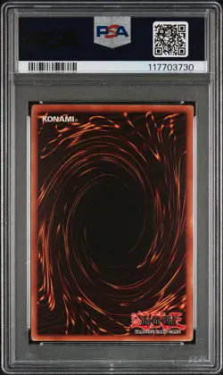 2002 YU-GI-OH! LOB-LEGEND OF BLUE EYES WHITE DRAGON #003 FLAME SWORDSMAN PSA 10 - Image 2