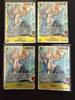 4X Nami EB03-053 Extra Booster: One Piece Heroines Edition SR Playset - Image 1