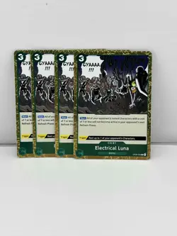 Electrical Luna OP08-036 R X4 Playset One Piece TCG Two Legends X4 English - Image 1