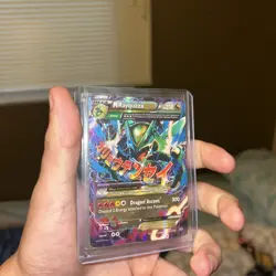 Pokemon TCG Roaring Skies M Rayquaza EX XY Card 61/108 Ultra Holo Rare 2015 - Image 5