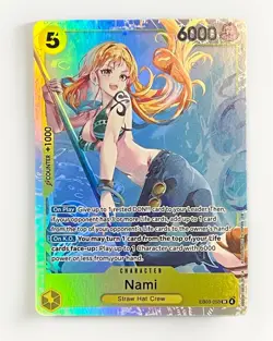 Nami EB03-053 One Piece Super Rare Character Card English Near Mint Bandai TCG - Image 1