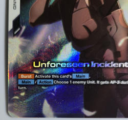 Unforeseen Incident C+ ST01-014 - Alt Art - NM - Gundam Card Game - Image 4