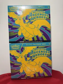 Ascended Heroes ETB Elite Trainer Box NEW SEALED Pokemon Card TCG Lot Of 3 - Image 1