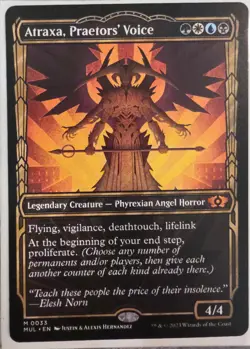 Atraxa, Praetors' Voice March of the Machine Mythic Legendary Angel Phyrexian C… - Image 1